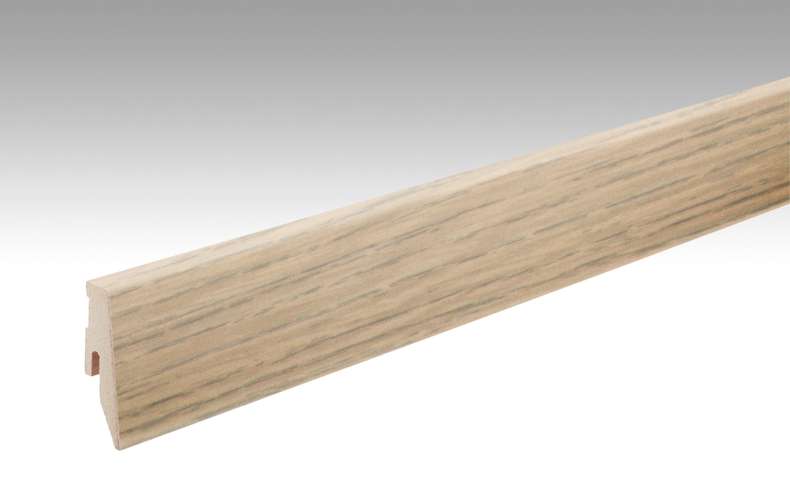 Plinthes MEISTER chêne albâtre 1176 - 2380 x 60 x 20 mm