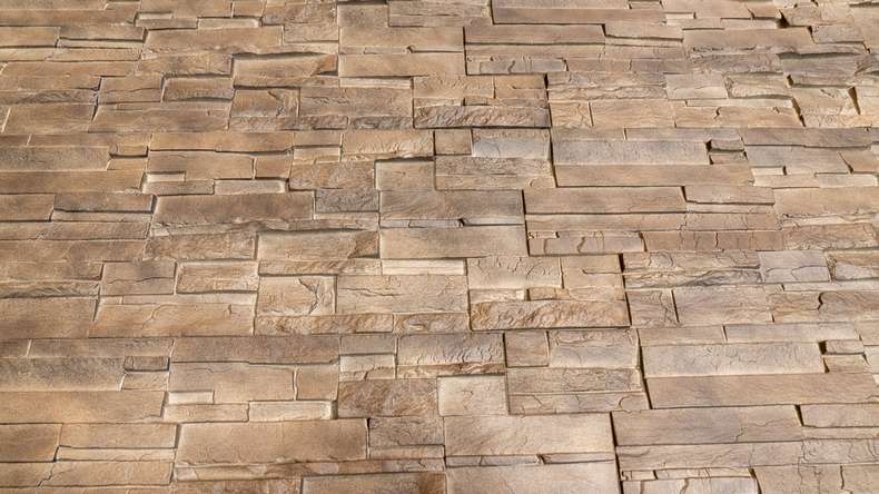 planeo revêtement mural aspect pierre - NovikStone DS Brownstone - 1054 x 334 mm