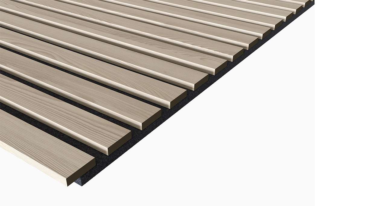 planeo Panneaux acoustiques - Chêne clair - 2400 x 525 x 18mm (PU-A-00)