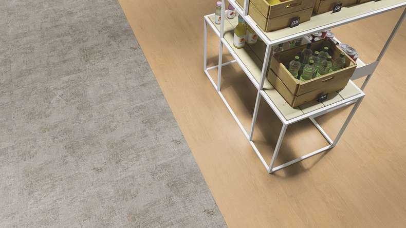 Revêtement de sol industriel Gerflor - Creation 70 Connect Oak Light (36900090)