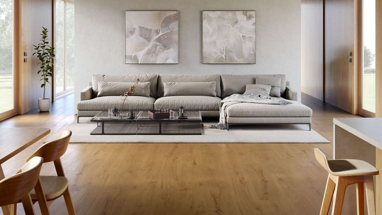 planeo Vinyle à coller - Objet Woodline Chêne Classic | Grain synchronisé (PLDD2570-ECL)
