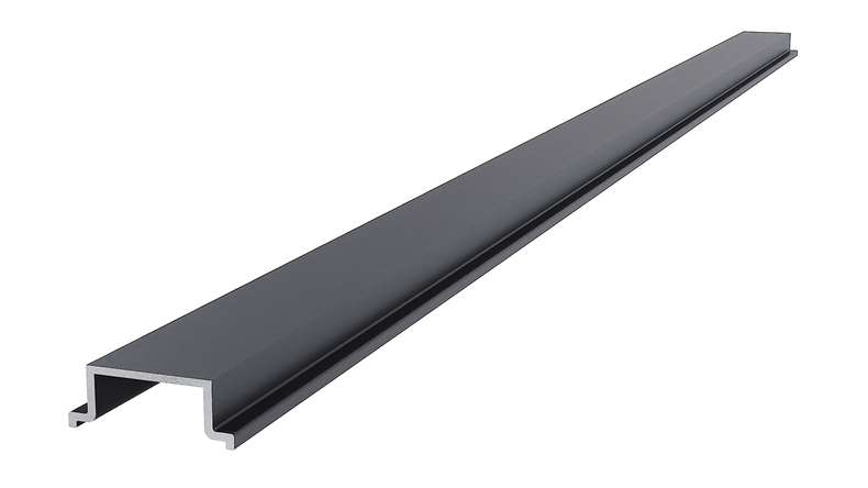 Bande de recouvrement pour poteaux en aluminium planeo, anthracite, 190 cm
