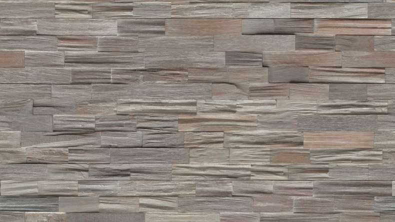 Skaben WoodWall - Hatchetwood Bangkirai blanc lavé