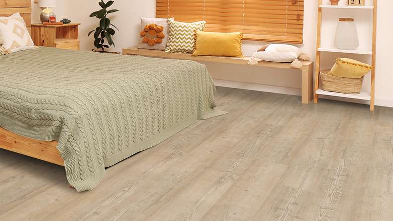 planeo Vinyle à clic rigide - FlexCore 30 Biscuit Oak | Isolation phonique intégrée (plfc-5101FS30)