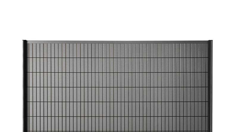 planeo Kit de bandes WPC - Anthracite L 250 x H 123 cm