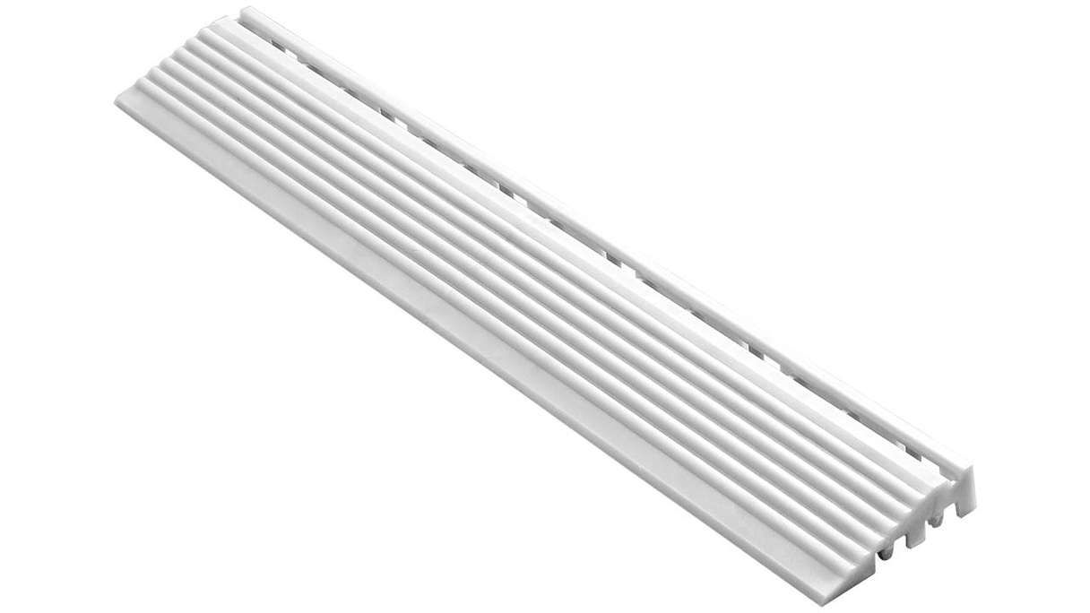 planeo partie latérale pour carreaux de terrasse à clipser 40 x 40 cm - blanc