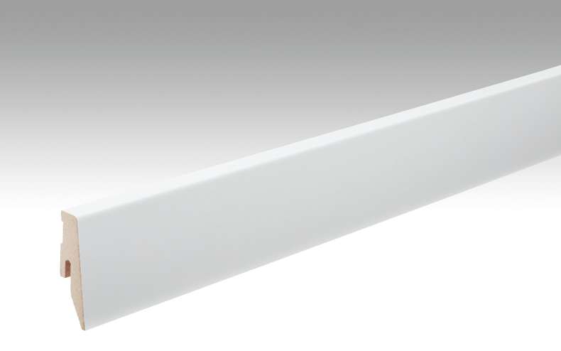 Plinthes MEISTER Blanc à peindre DF 2222 - 2380 x 60 x 20 mm