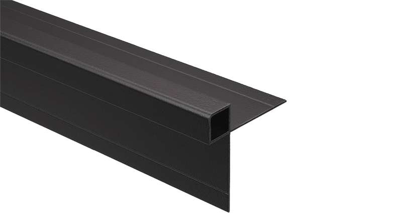 Trespa Proface profilé d'angle extérieur - Metropolis Black 3000 mm