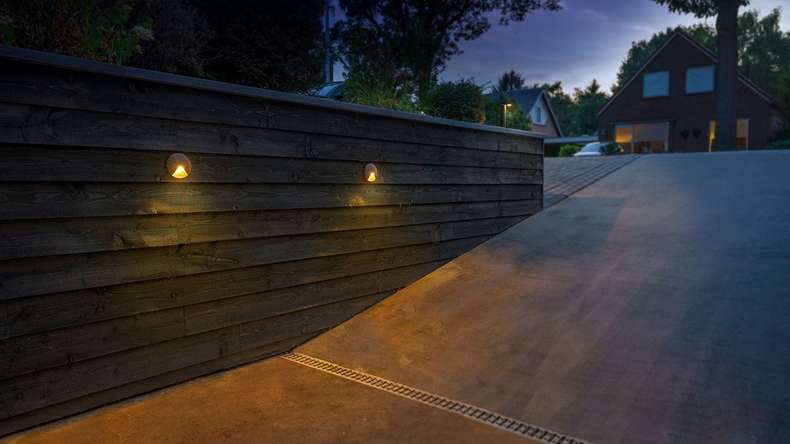 planeo éclairage de jardin 12V - appliques LED appliques Kuma Alu - 6W 294Lumière