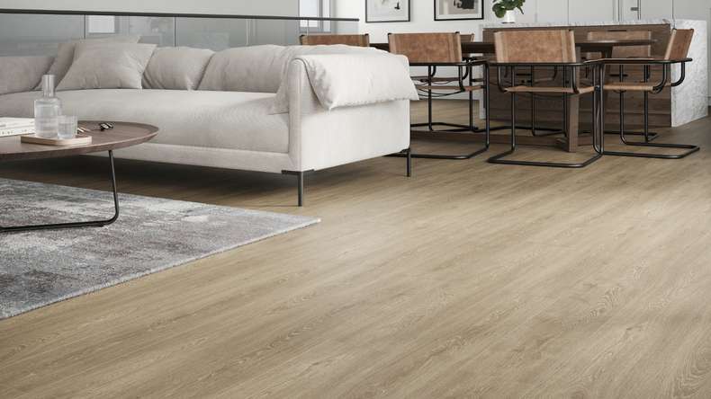 SKAVA rigide Sol PVC clipsable - Home Calm Oak | isolation phonique intégrée (LO-1115)