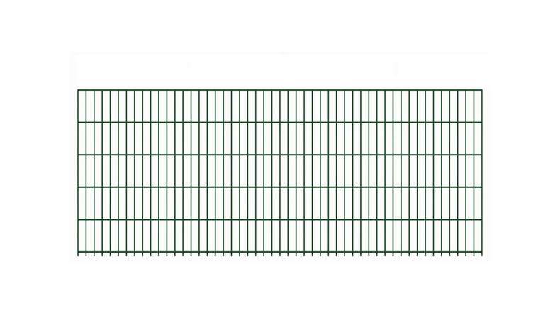 Panneau double fil léger 6/5/6 RAL 6005 vert mousse Hauteur - 1030 x 2510 mm