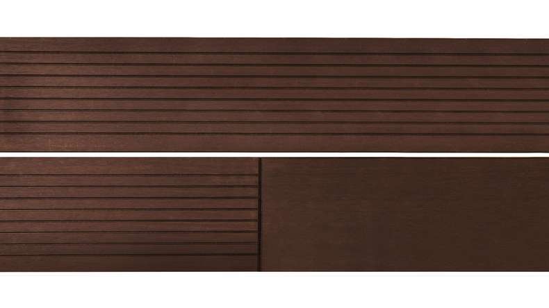 planeo terrasse bois - Bambou foncé lisse/rainuré