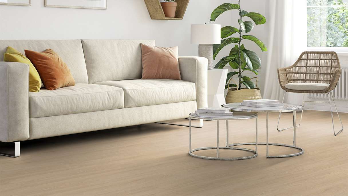Gerflor vinyle à clic - Senso Premium Rigid Acoustic Country beige | Isolation phonique intégrée (39471625)