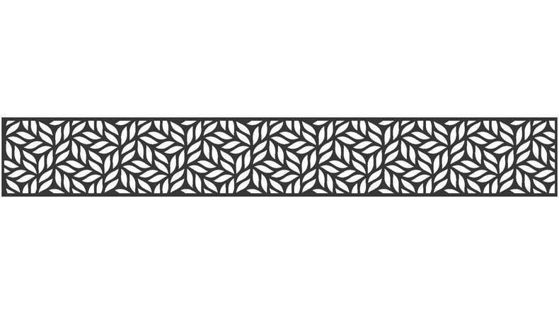 planeo Gardence - lame décorative Leafs 179,5x25,5x0,15 cm