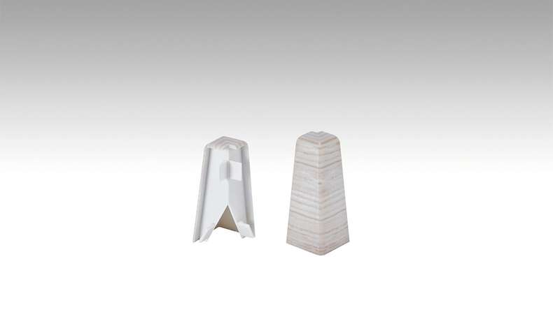 MEISTER Angle extérieur pour plinthe Profil 3 PK 2014 Chêne blanc (800015-02-02014)