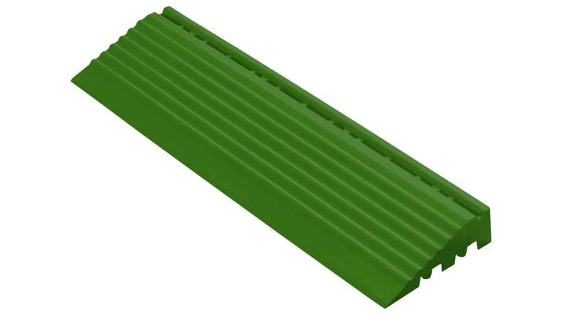 planeo partie latérale pour carreaux de terrasse à clipser 30 x 30 cm - vert avec stylo