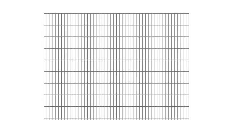 Panneau double fil lourde 8/6/8 galvanisée à chaud Hauteur - 1830 x 2510 mm