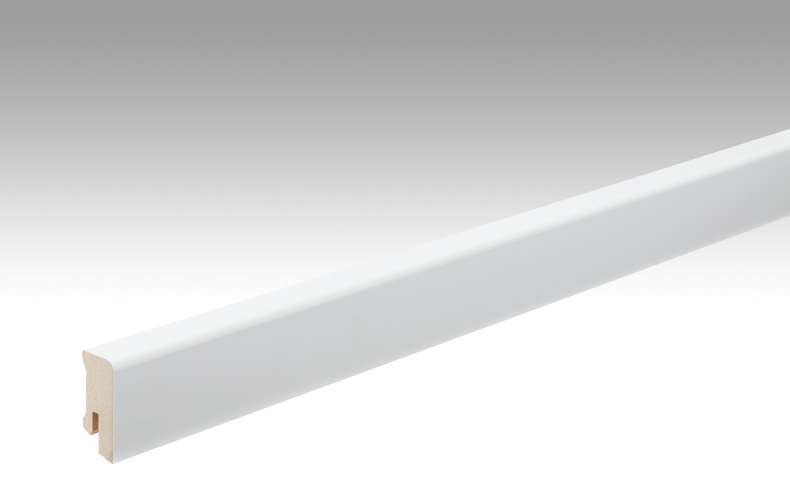 Plinthes MEISTER Uni blanc brillant DF 324 - 2380 x 38 x 16 mm