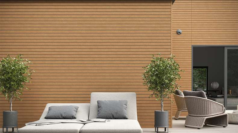 planeo Fassado - Revêtement de façade BPC sable 5m (PBF-C19)