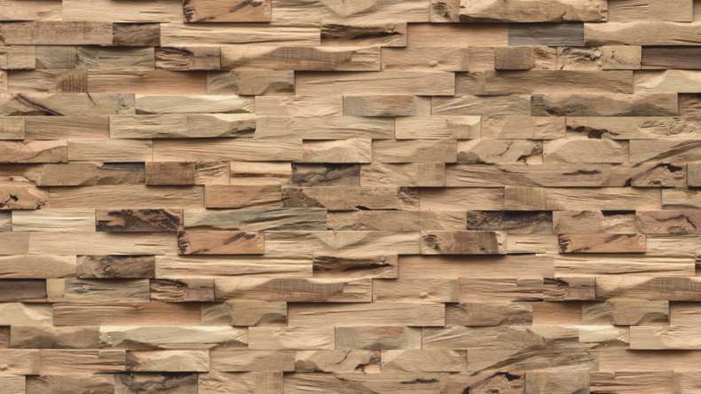 Skaben WoodWall - Bois côtier Hévéa naturel