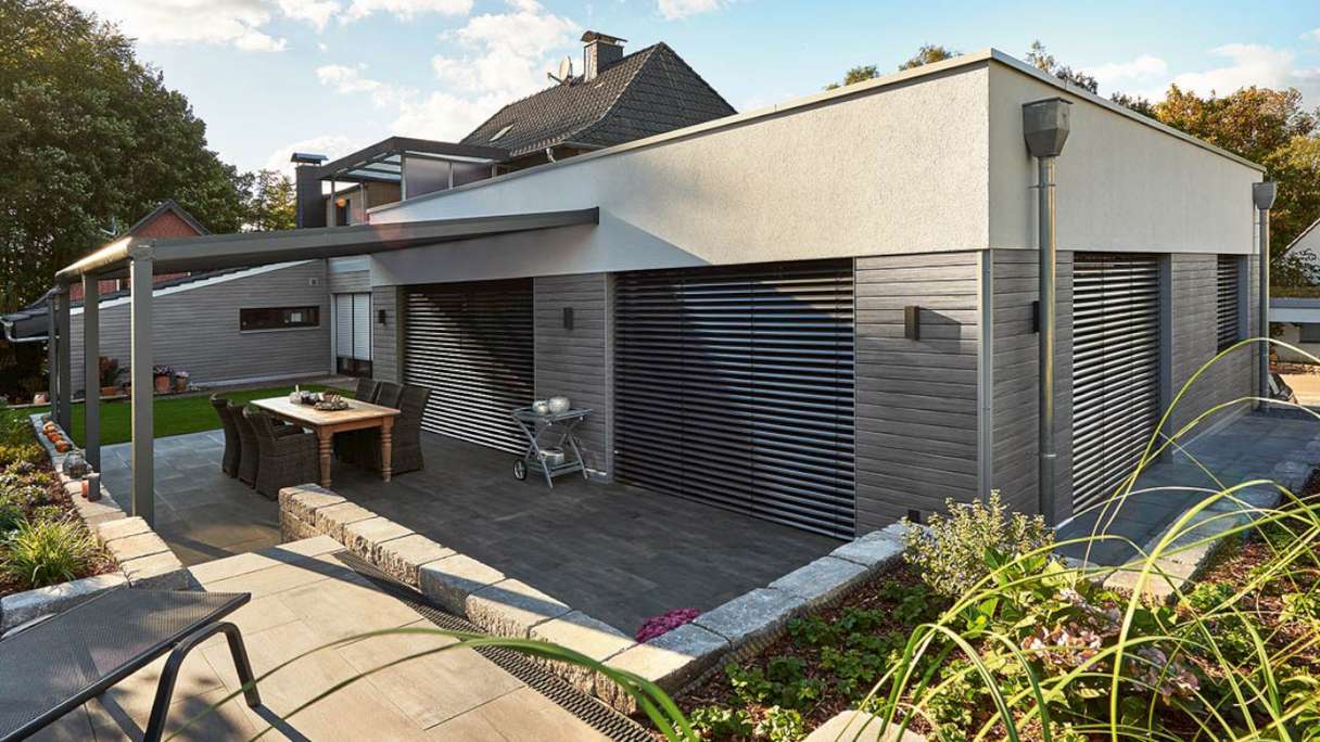 planeo Fassado - bardage composite façade gris graphite