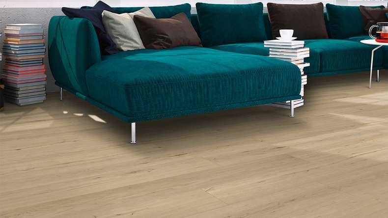 planeo Vinyle à clic rigide - FlexCore 55 Misty Oak | Isolation phonique intégrée (plfc-5023FS55)