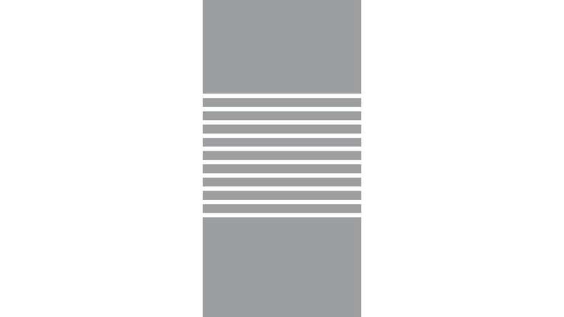 planeo Gardence Flair - Brise vue Verre - Bande Verticale 90 x 180 cm