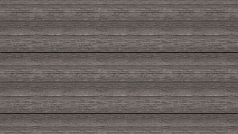 planeo ANTIKWoodline - Lame de terrasse massif en WPC CoEx - Gris foncé 3 m - rustique/brossé lisse