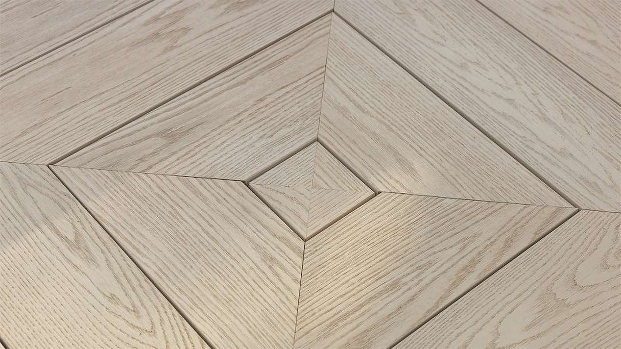planeo Authoria PureBoard Plancher de terrasse massif - Light Lime Oak 3.6m structuré