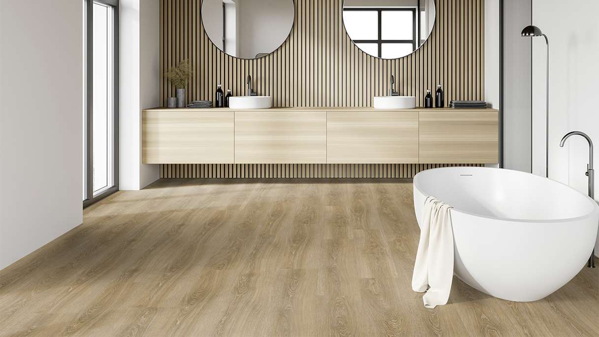Vinyle à clic Gerflor - Senso Premium Rigid Acoustic Meadow spring honey | Isolation phonique intégrée (39471507)