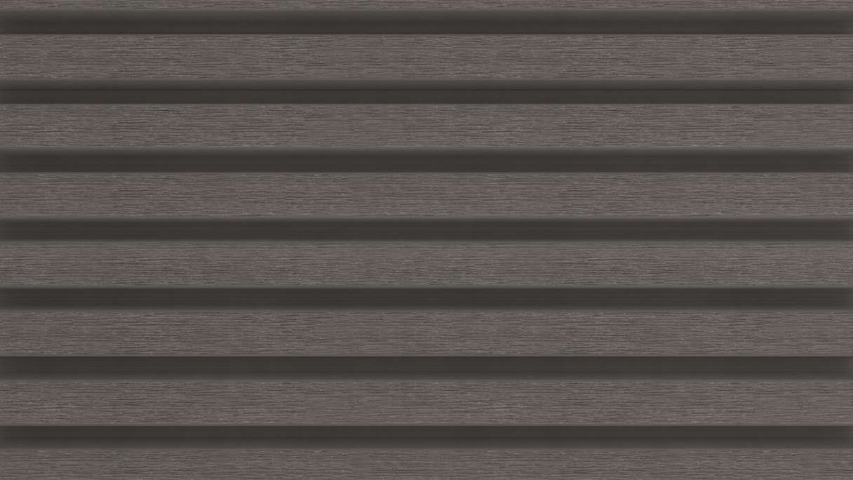 planeo LINEA Slim - Bardage de façade en WPC CoEx, gris foncé, 2900 x 215 mm