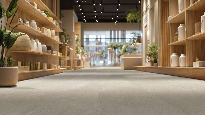 Gerflor Vinyle à clic Rigid - Création 40 Clic Curton Stone Clear | Aspect authentique (60611603)