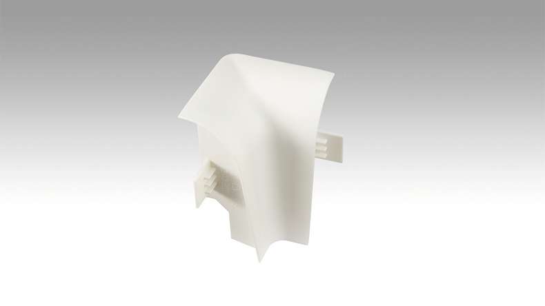 MEISTER Angle intérieur pour plinthe Profil 2 PK 2001 Blanc (800027-01-02001)