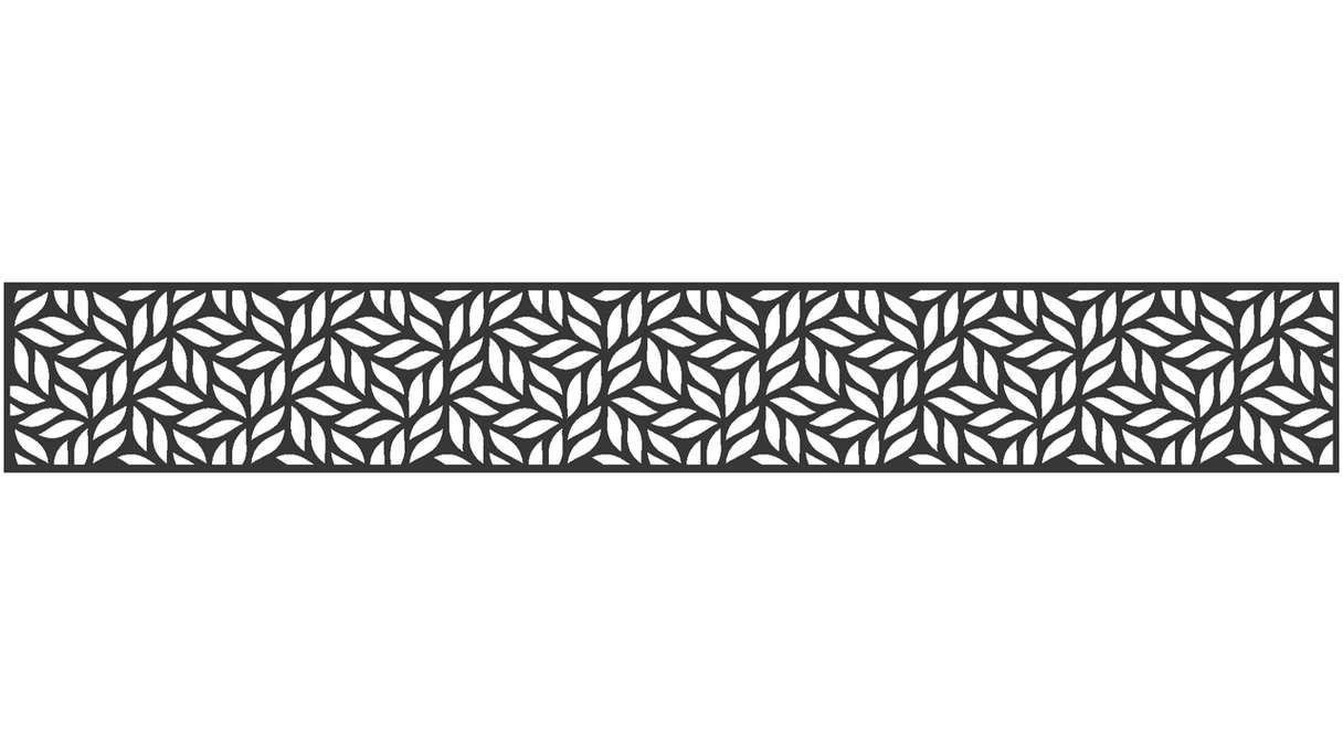 planeo Gardence - Insert design 1 800 x 300 x 1,5 mm, anthracite