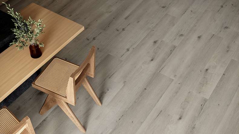 planeo WPC Sol PVC clipsable - PUREtec MAX 70 EIR Light Grey Oak | Isolation phonique intégrée (RP-A50-5)
