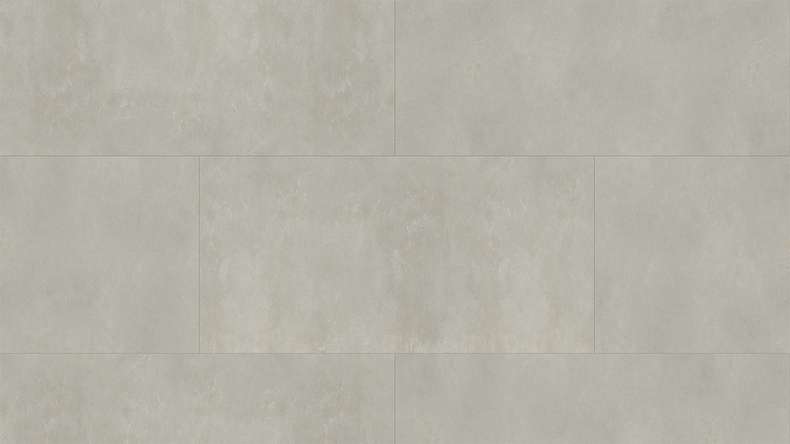 planeo Vinyle à clic rigide - Light Grey XXL carreau | Isolation phonique intégrée (DF-KF-794-030)