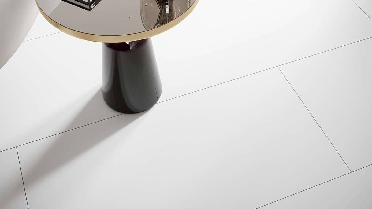 planeo Vinyle à clic rigide - Stone Blanc Mat | Isolation phonique intégrée (100P2935MT)