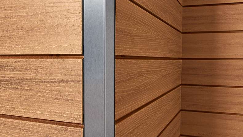 planeo Fassado - bardage façade composite chêne brun