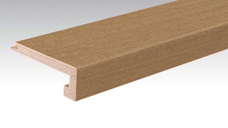Profilé MEISTER de nez de marche en parquet Profilé en U Chêne authentic greige 9019