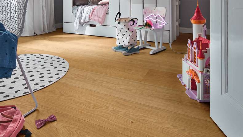 Sol en bois MEISTER Lindura HD 400 - 08913 Chêne naturel verni ultra mat 2200 x 205 x 11 mm (500214-2200205-08913)