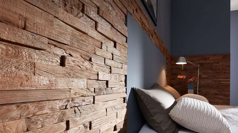 Skaben WoodWall - Teckwood Chic Sumatra Naturel