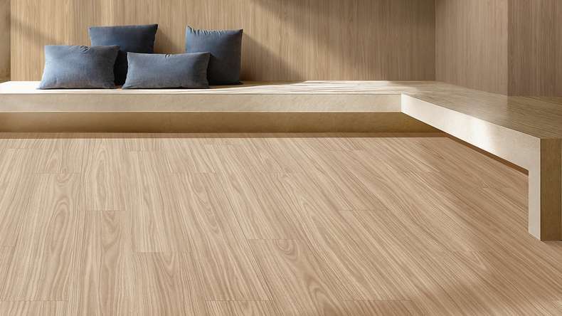 Gerflor Vinyle à clic Rigid - Création 70 Clic Linear Wood Clear | Aspect authentique (61271701)