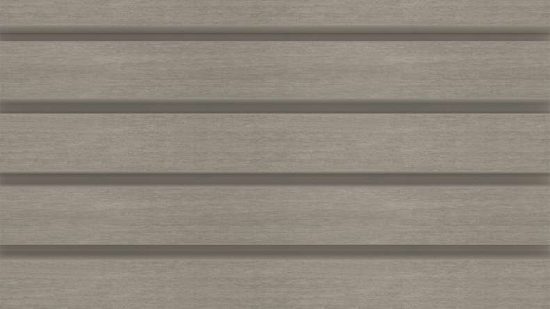 planeo LINEA Wide - Bardage de façade en WPC CoEx, gris clair, 2900 x 181 mm