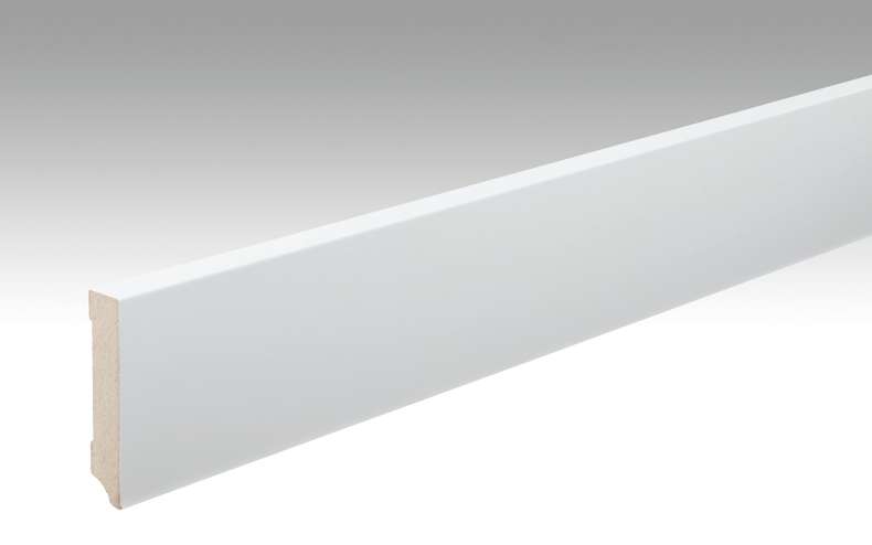 Plinthes MEISTER Blanc à peindre DF 2222 - 2380 x 70 x 14 mm