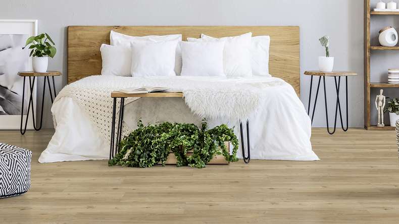 Gerflor vinyle à clic - Senso Premium Rigid Acoustic Columbia taupe | Isolation phonique intégrée (39470953)