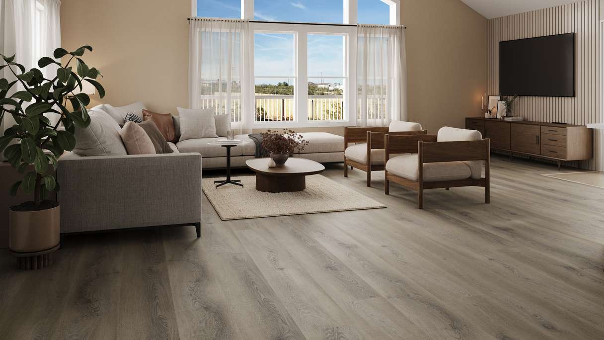planeo Sol PVC rigide clipsable - Chêne Patras Plancher XL de 1,82 m de long (P82206U)