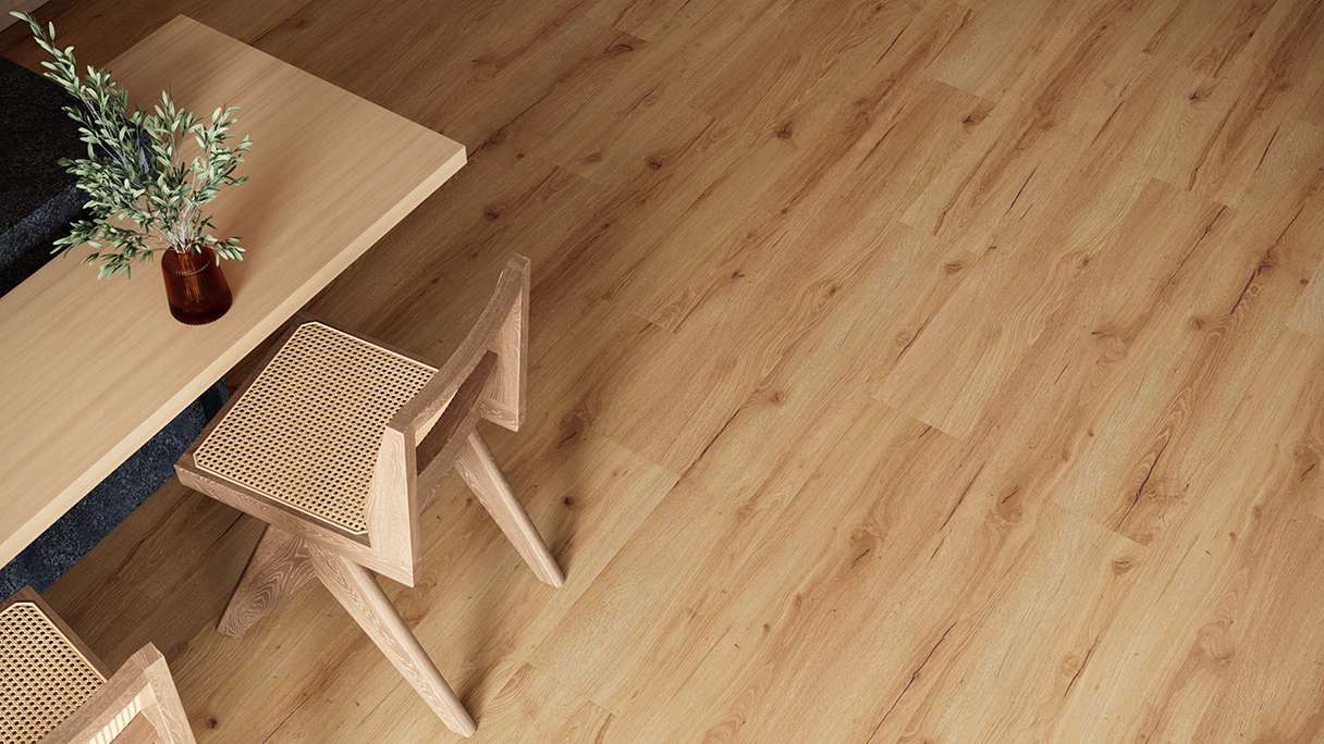 planeo WPC Sol PVC clipsable - PUREtec MAX 70 EIR Honey Nature Oak | Isolation phonique intégrée (RP-A50-1)