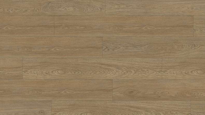 Gerflor vinyle à coller - Creation 30 Lounge Oak Chestnut | Grain synchronisé