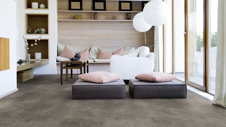 Revêtement Gerflor CV - TEXLINE Nature 2380 Leone Charcoal