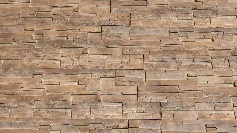 planeo revêtement mural aspect pierre - NovikStone DS Brownstone - 1054 x 334 mm